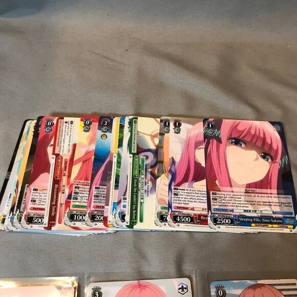 Weiss Schwarz Quintessential Quintuplets Card Lot 20 Commons and 3 Various Rares - Picture 2 of 5